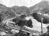 Bridges and ford at Karangahake.